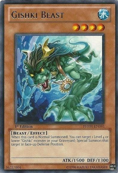 Gishki Beast [PHSW-EN095] Rare - Josh's Cards