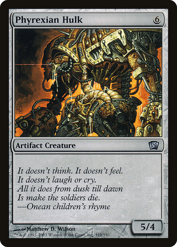 Phyrexian Hulk [Eighth Edition] Foil