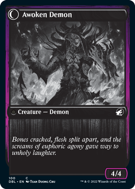 Ecstatic Awakener // Awoken Demon (DBL-100) - Innistrad: Double Feature: (Double Faced Transform) Foil