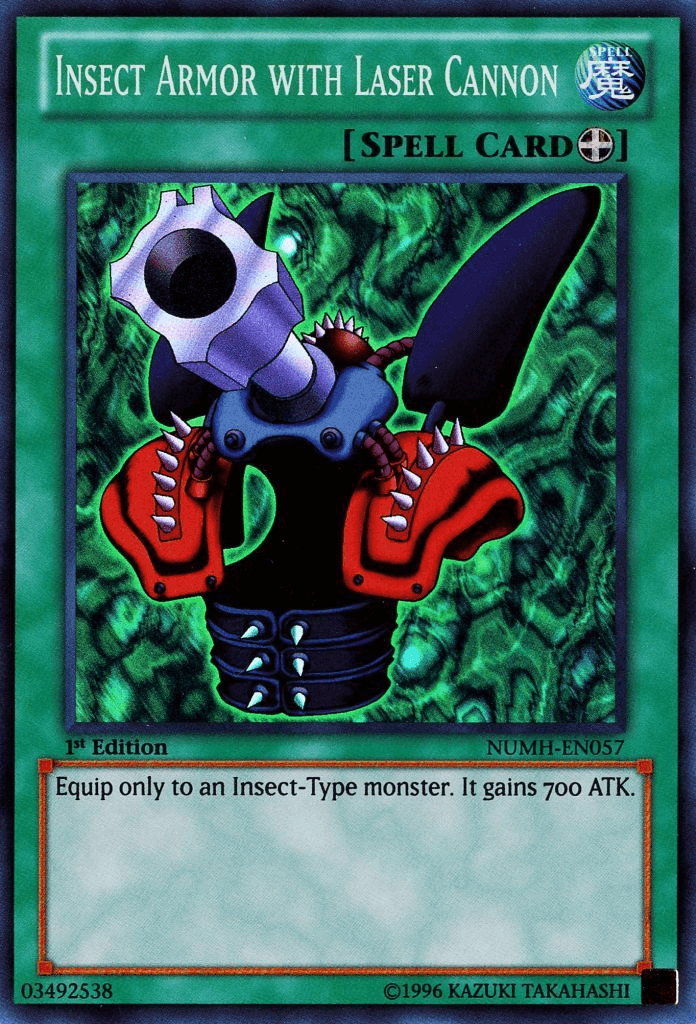 Insect Armor with Laser Cannon [NUMH-EN057] Super Rare - Josh's Cards