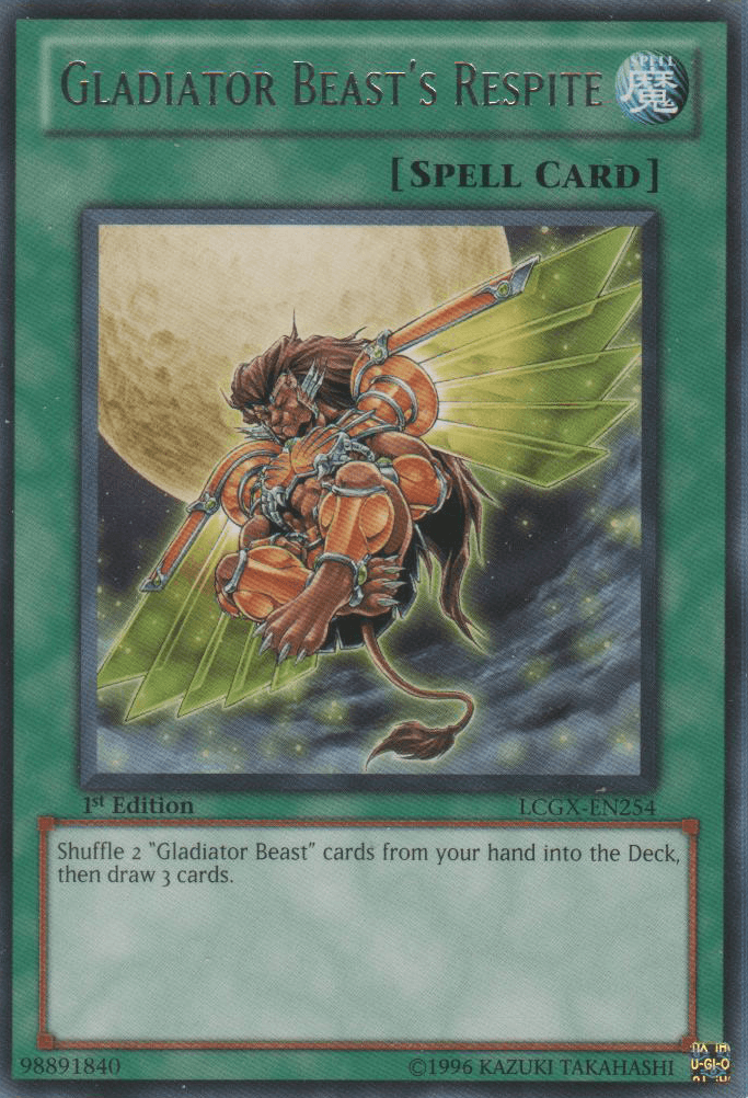 Gladiator Beast's Respite [LCGX-EN254] Rare - Josh's Cards