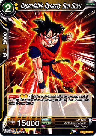 Dependable Dynasty Son Goku (BT4-078) [Colossal Warfare] Parallel Foil