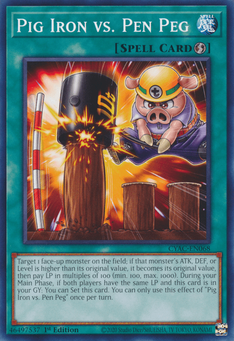 Pig Iron vs. Pen Peg [CYAC-EN068] Common - Josh's Cards