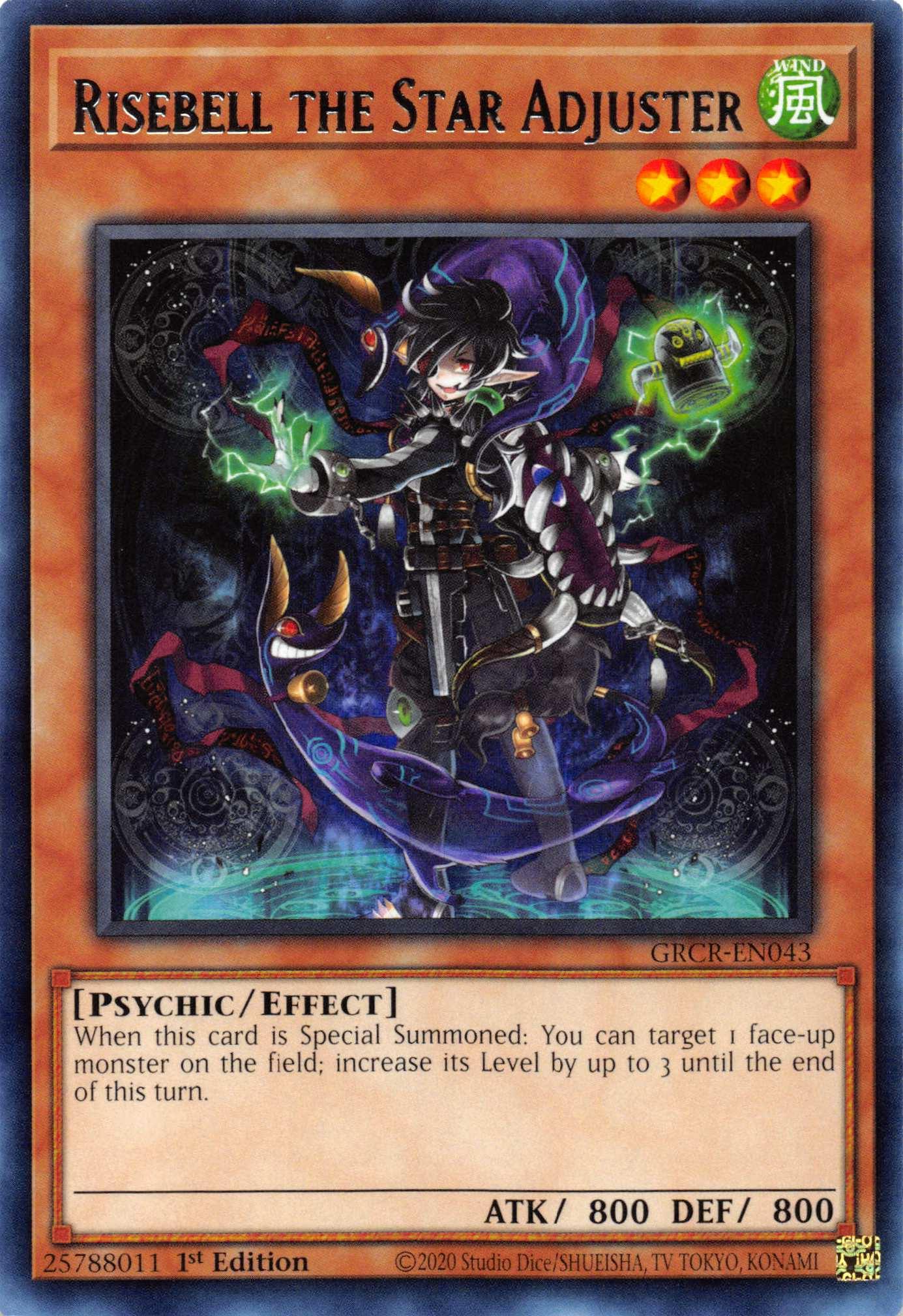 Risebell the Star Adjuster [GRCR-EN043] Rare - Josh's Cards