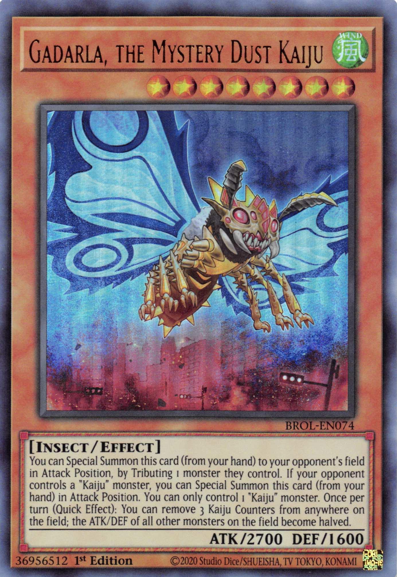 Gadarla, the Mystery Dust Kaiju [BROL-EN074] Ultra Rare - Josh's Cards