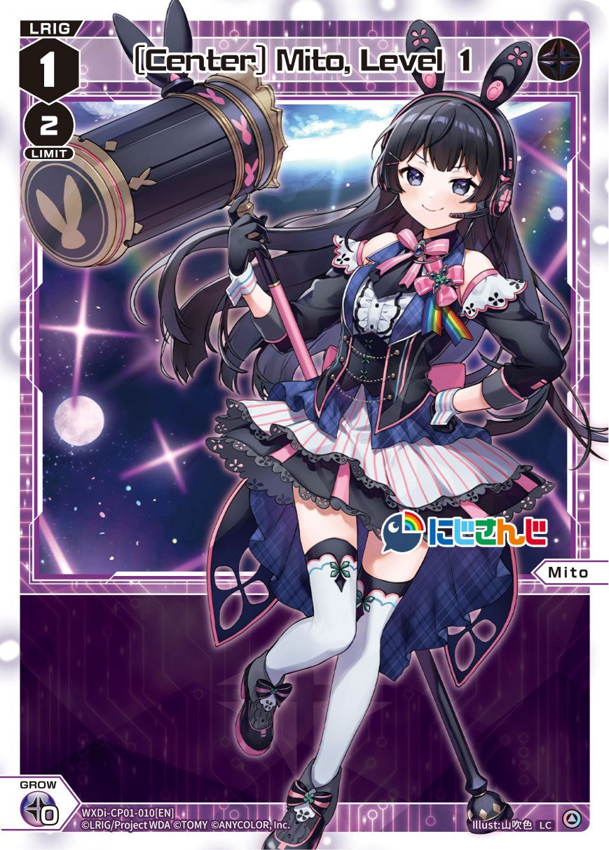 [Center] Mito, Level 1 (WXDi-CP01-010[EN]) [Collab Booster: Nijisanji Diva]