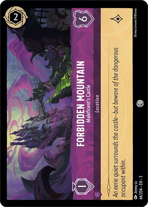 Forbidden Mountain - Maleficent's Castle (66/204) [Into the Inklands] - Josh's Cards