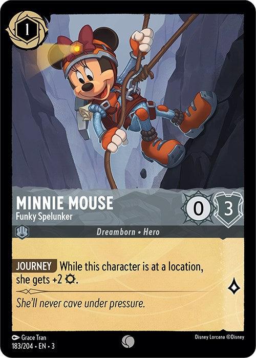 Minnie Mouse - Funky Spelunker (183/204) [Into the Inklands] - Josh's Cards