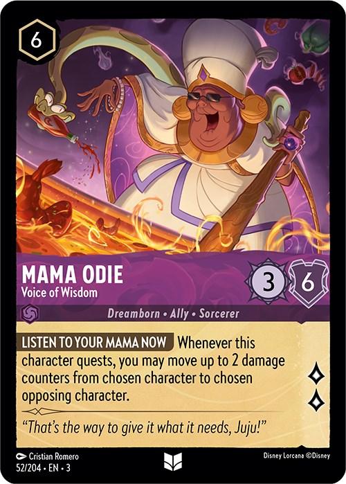 Mama Odie - Voice of Wisdom (52/204) [Into the Inklands] - Josh's Cards