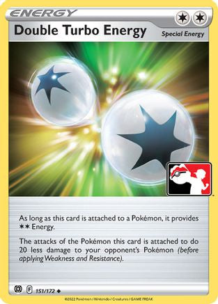 Double Turbo Energy (Cosmos Holo) 151/172 - Prize Pack Series Cards Holofoil