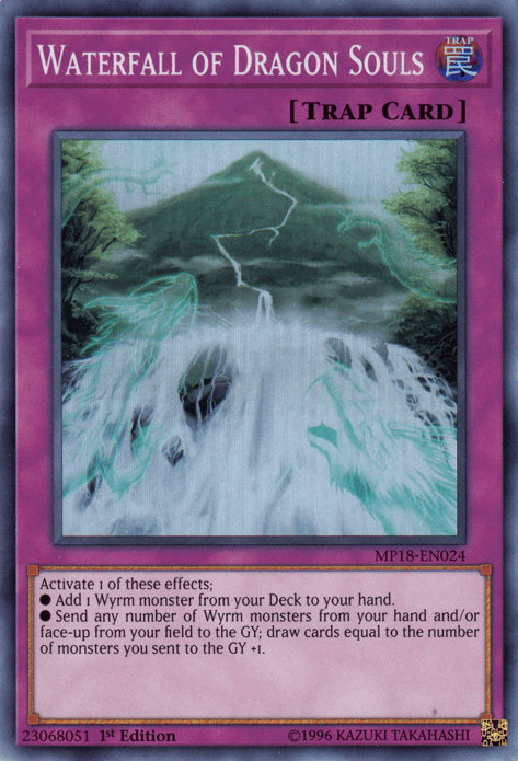 Waterfall of Dragon Souls [MP18-EN024] Super Rare - Josh's Cards