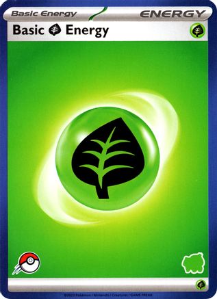 Basic Grass Energy (Blue Border)  - My First Battle