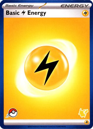Basic Lightning Energy (Blue Border)  - My First Battle