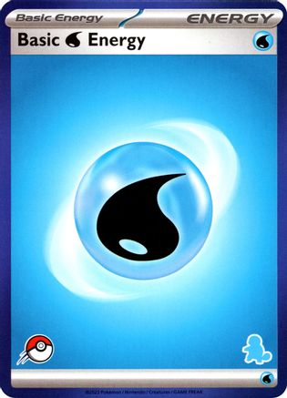 Basic Water Energy (Blue Border)  - My First Battle
