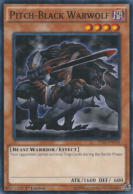 Pitch-Black Warwolf [YS16-EN018] Common - Josh's Cards