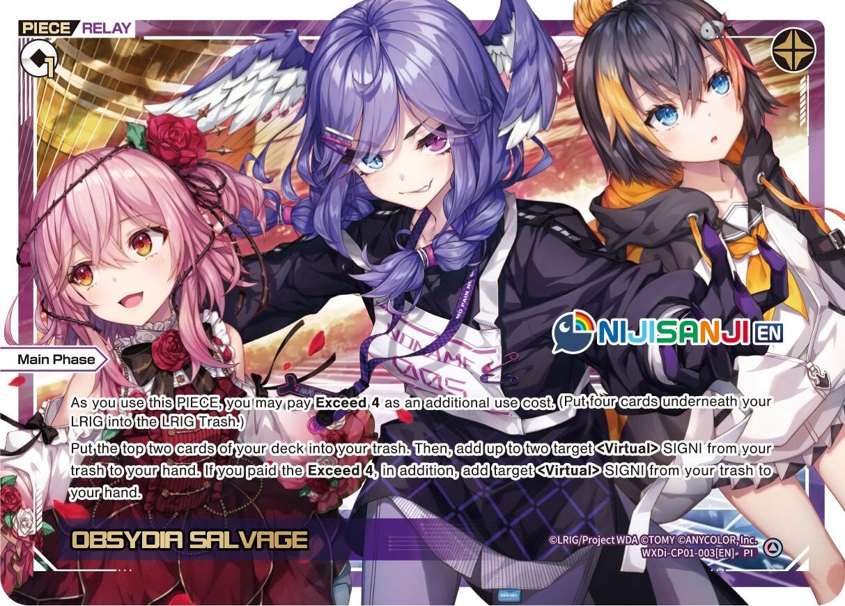 OBSYDIA SALVAGE (WXDi-CP01-003[EN]) [Collab Booster: Nijisanji Diva]