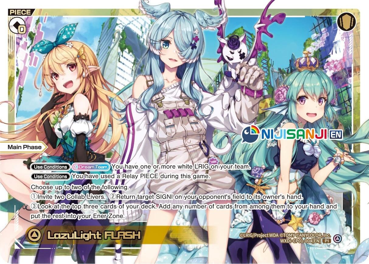 Lazulight FLASH (WXDi-CP01-004[EN]) [Collab Booster: Nijisanji Diva]