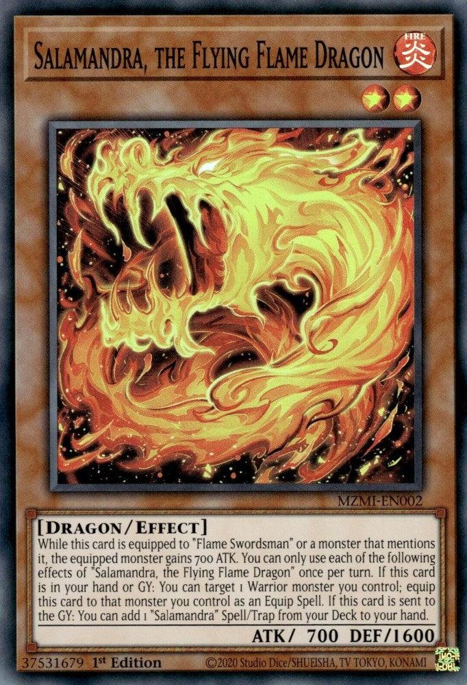 Salamandra, the Flying Flame Dragon [MZMI-EN002] Super Rare - Josh's Cards
