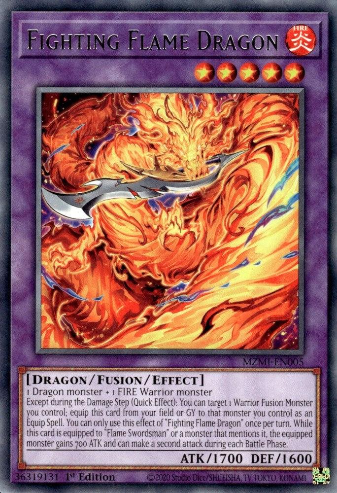 Fighting Flame Dragon [MZMI-EN005] Rare - Josh's Cards