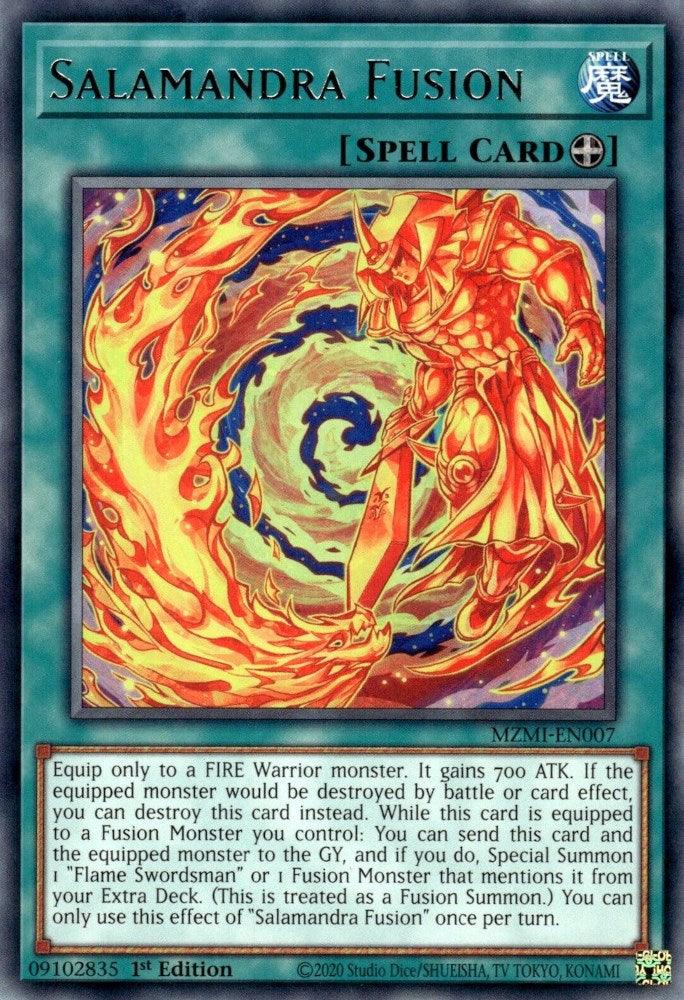 Salamandra Fusion [MZMI-EN007] Rare - Josh's Cards