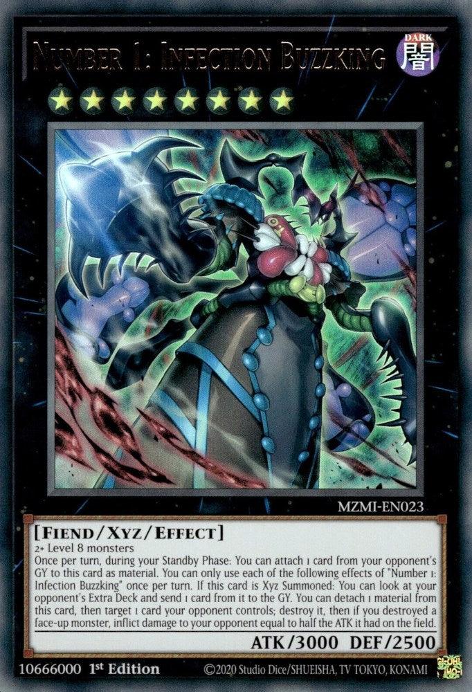 Number 1: Infection Buzzking [MZMI-EN023] Ultra Rare - Josh's Cards