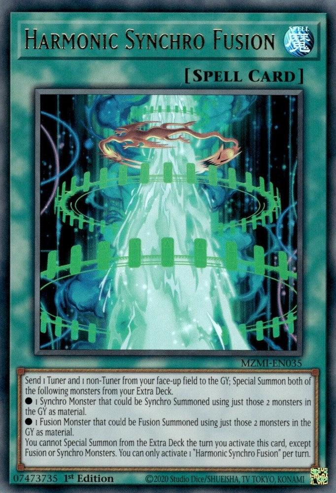 Harmonic Synchro Fusion [MZMI-EN035] Ultra Rare - Josh's Cards
