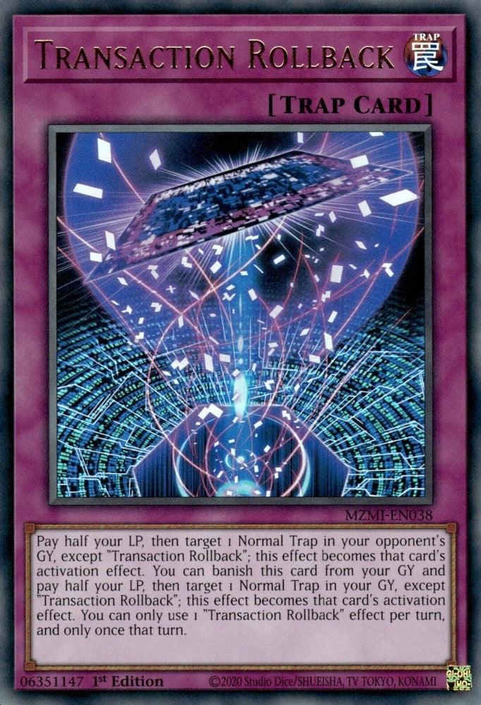 Transaction Rollback [MZMI-EN038] Ultra Rare - Josh's Cards
