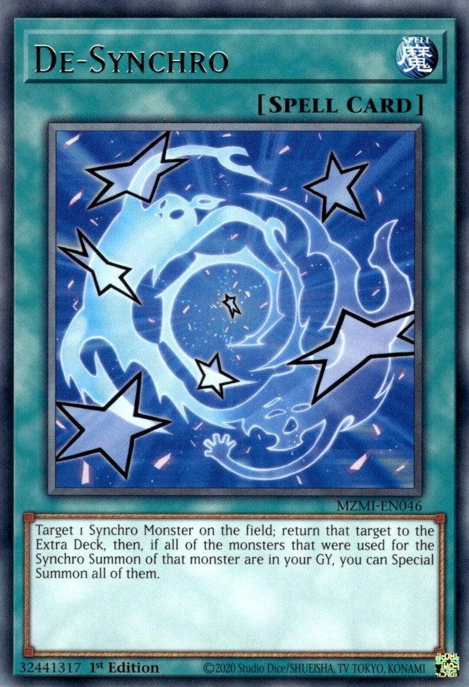 De-Synchro [MZMI-EN046] Rare - Josh's Cards