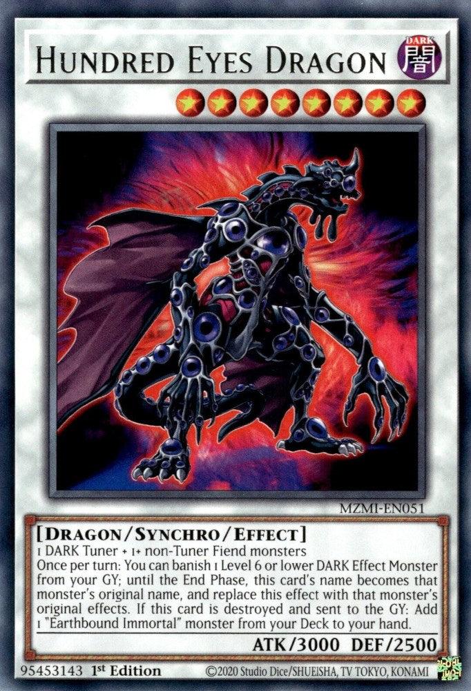 Hundred Eyes Dragon [MZMI-EN051] Rare - Josh's Cards