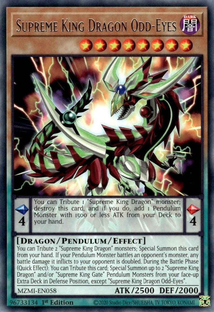 Supreme King Dragon Odd-Eyes [MZMI-EN058] Rare - Josh's Cards
