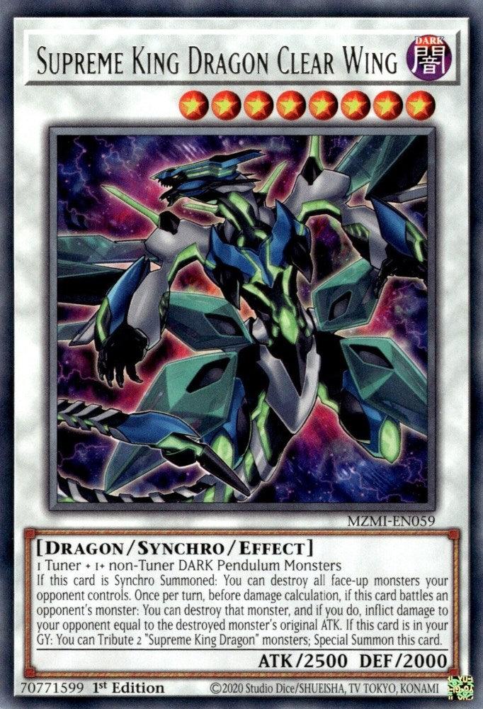 Supreme King Dragon Clear Wing [MZMI-EN059] Rare - Josh's Cards