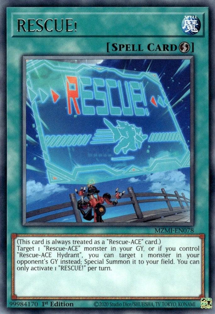 RESCUE! [MZMI-EN078] Rare - Josh's Cards