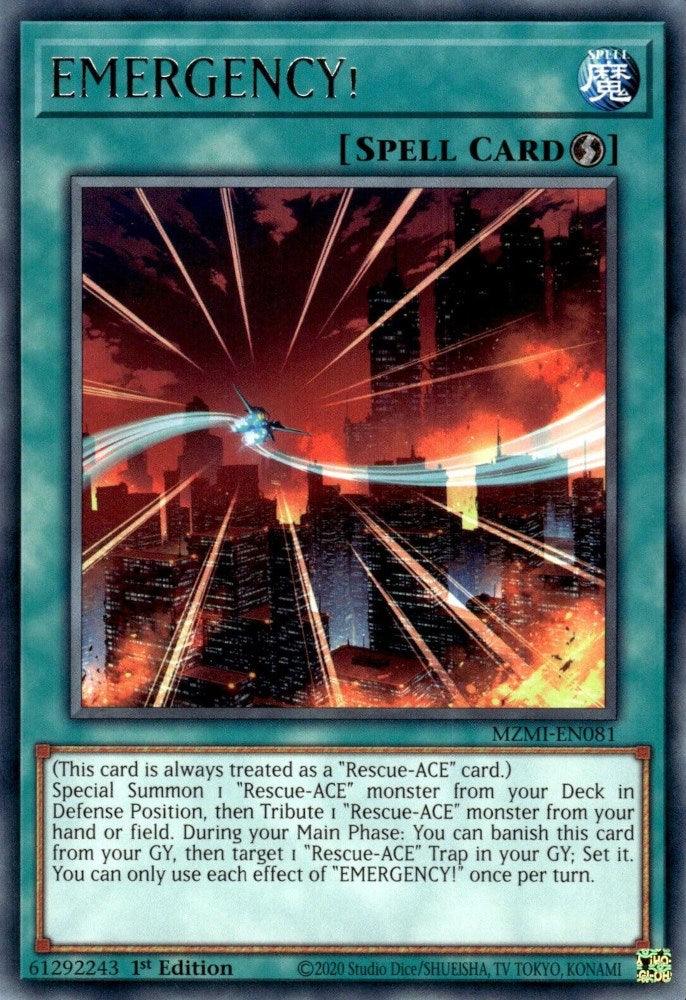 EMERGENCY! [MZMI-EN081] Rare - Josh's Cards