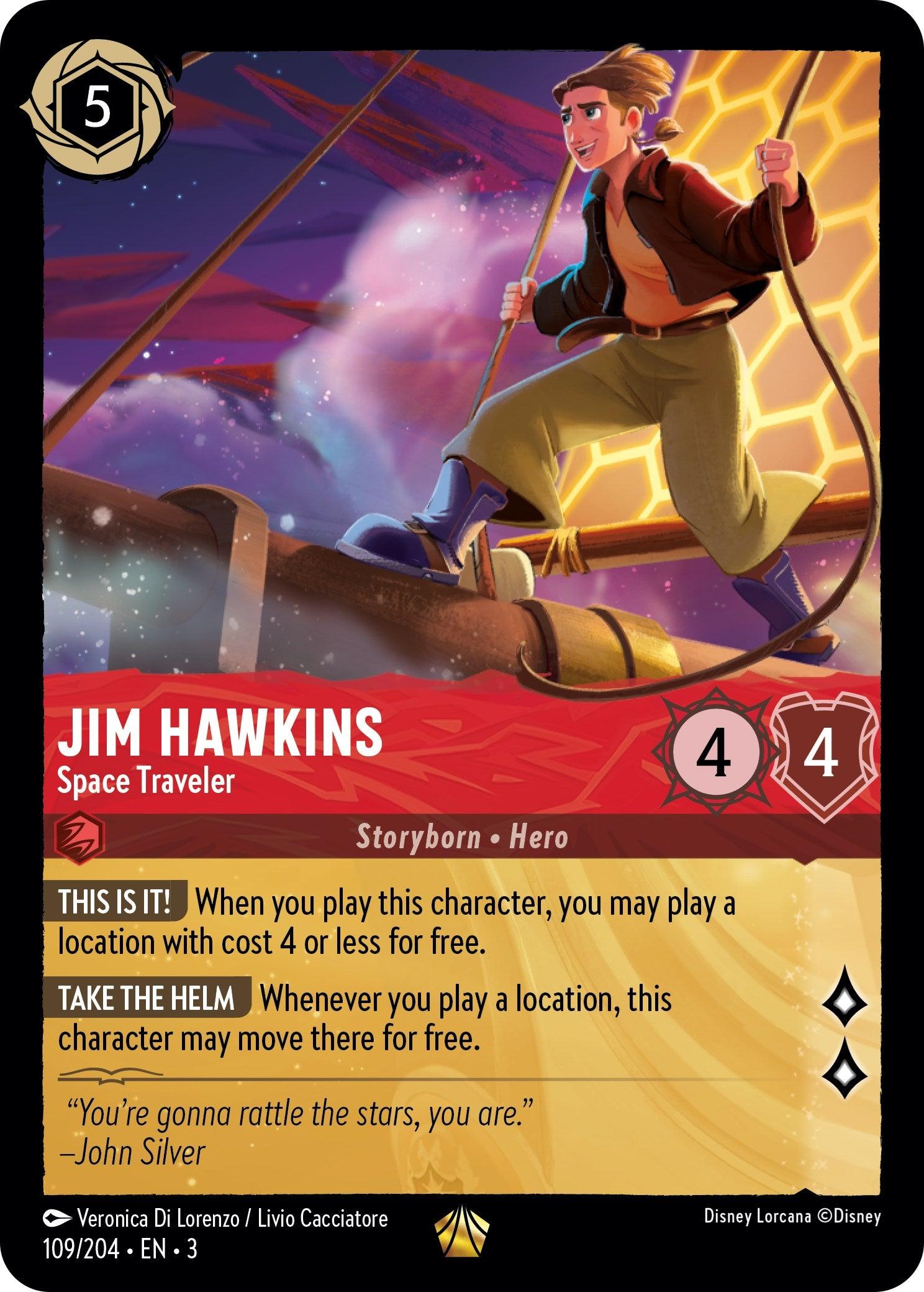 Jim Hawkins - Space Traveler (109/204) [Into the Inklands] - Josh's Cards