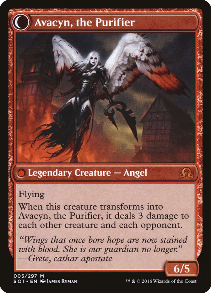 Archangel Avacyn // Avacyn, the Purifier (SOI-005) - Shadows over Innistrad: (Double Faced Transform) Foil