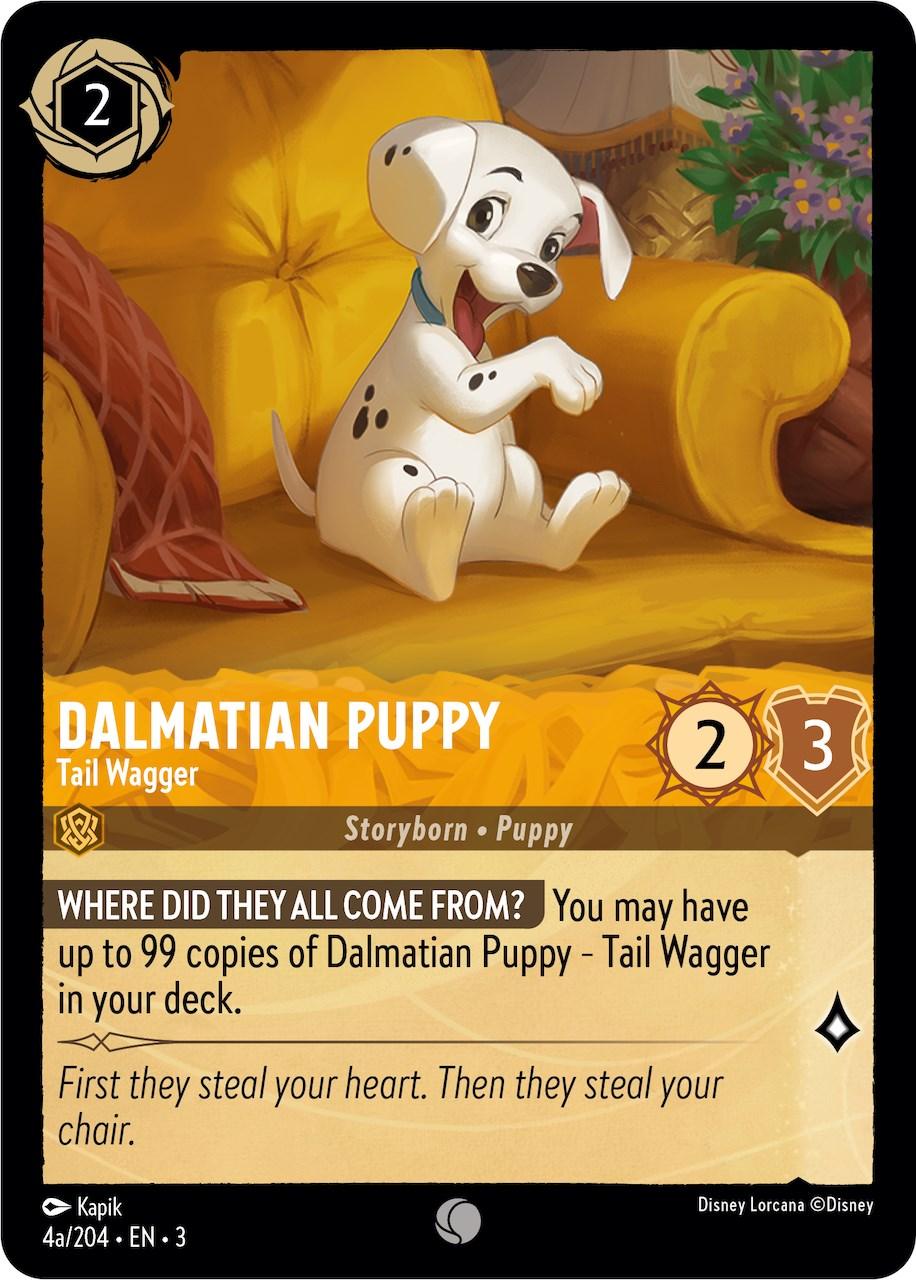 Dalmatian Puppy - Tail Wagger (4a) (4a/204) [Into the Inklands] - Josh's Cards