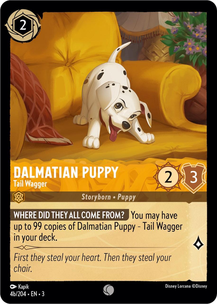 Dalmatian Puppy - Tail Wagger (4b) (4b/204) [Into the Inklands] - Josh's Cards