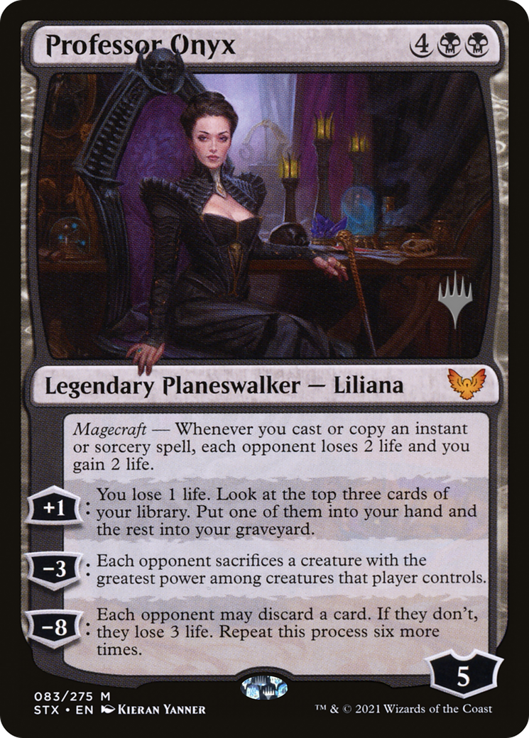 Professor Onyx (PPSTX-83P) - Strixhaven: School of Mages Promos