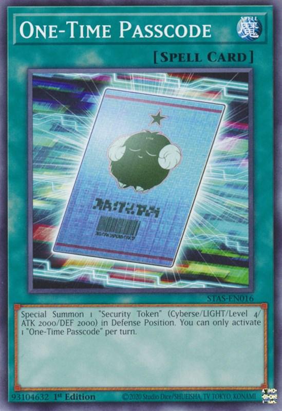 One-Time Passcode [STAS-EN016] Common - Josh's Cards