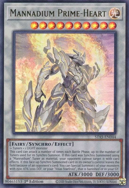 Mannadium Prime-Heart [STAS-EN044] Ultra Rare - Josh's Cards