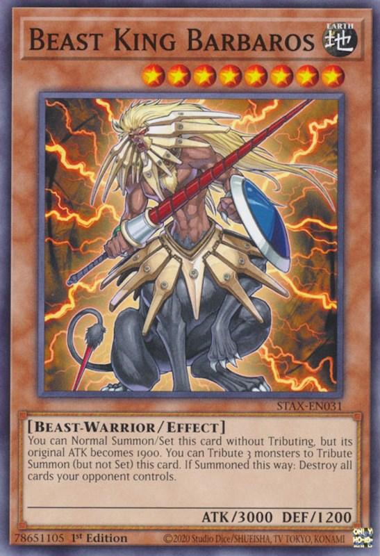 Beast King Barbaros [STAX-EN031] Common - Josh's Cards