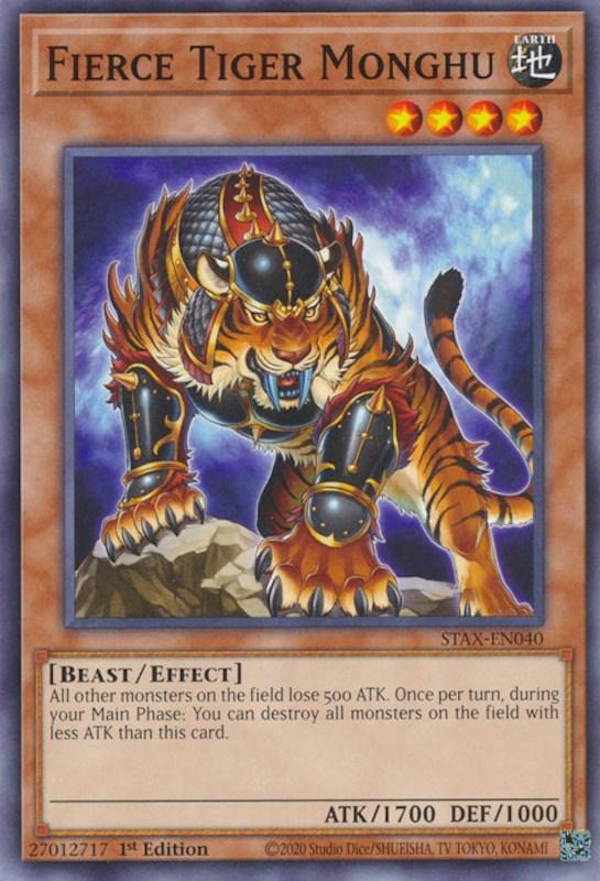 Fierce Tiger Monghu [STAX-EN040] Common - Josh's Cards
