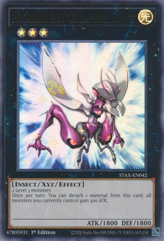 Number 20: Giga-Brilliant [STAX-EN042] Ultra Rare - Josh's Cards