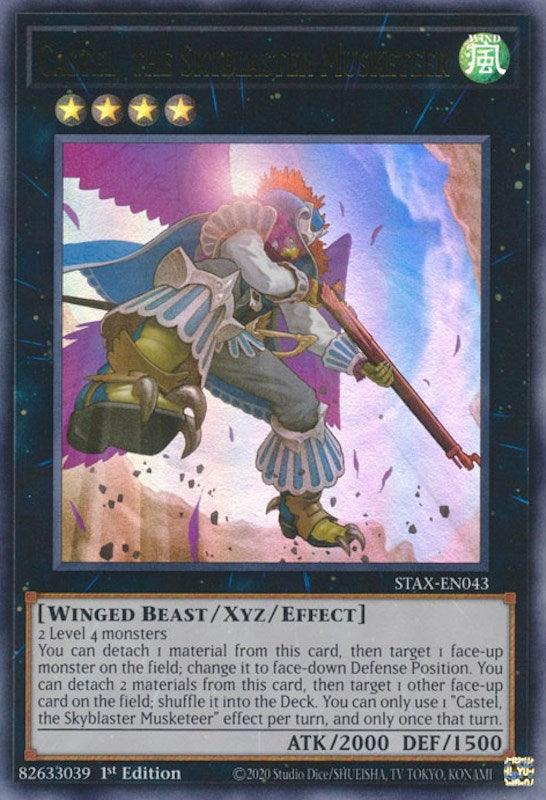 Castel, the Skyblaster Musketeer [STAX-EN043] Ultra Rare - Josh's Cards