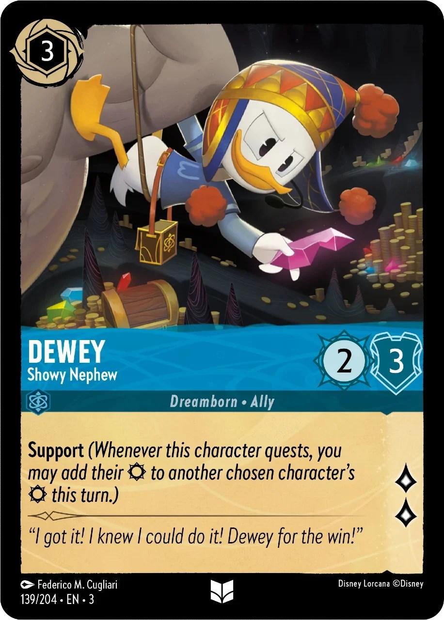 Dewey - Showy Nephew (139/204) [Into the Inklands] - Josh's Cards