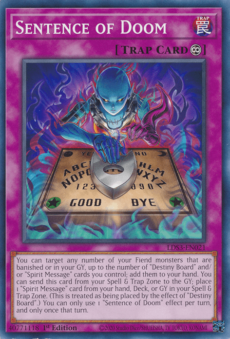 Sentence of Doom [LDS3-EN021] Common - Josh's Cards