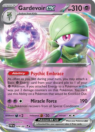 Gardevoir ex [29] (SV: Paldean Fates) Holofoil