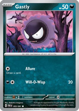 Gastly [55] (SV: Paldean Fates)