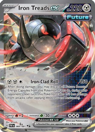 Iron Treads ex [66] (SV: Paldean Fates) Holofoil