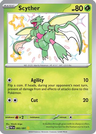 Scyther 095/091 - SV Paldean Fates Holofoil